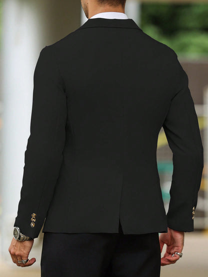 Single Breasted Suit Jacket – Sharp, Structured & Office-Ready