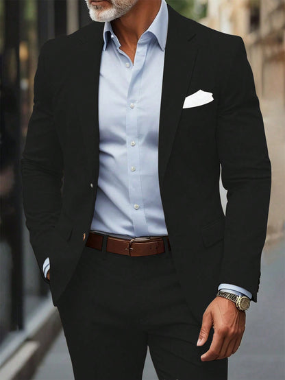 Single Breasted Suit Jacket – Sharp, Structured & Office-Ready