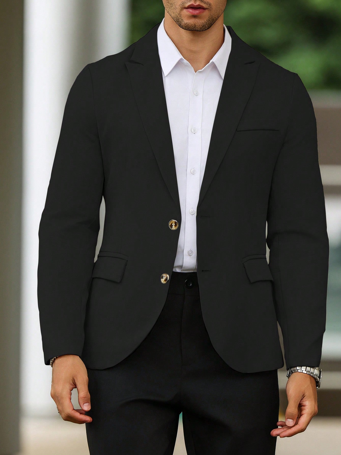 Single Breasted Suit Jacket – Sharp, Structured & Office-Ready