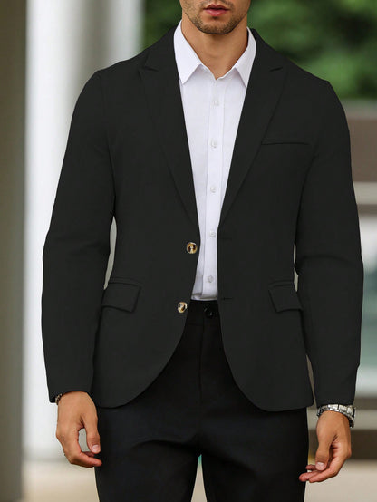 Single Breasted Suit Jacket – Sharp, Structured & Office-Ready