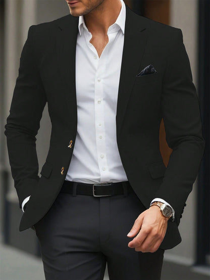Single Breasted Suit Jacket – Sharp, Structured & Office-Ready