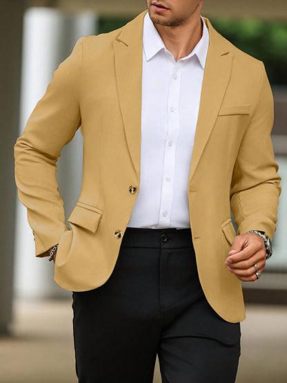 Single Breasted Suit Jacket – Sharp, Structured & Office-Ready