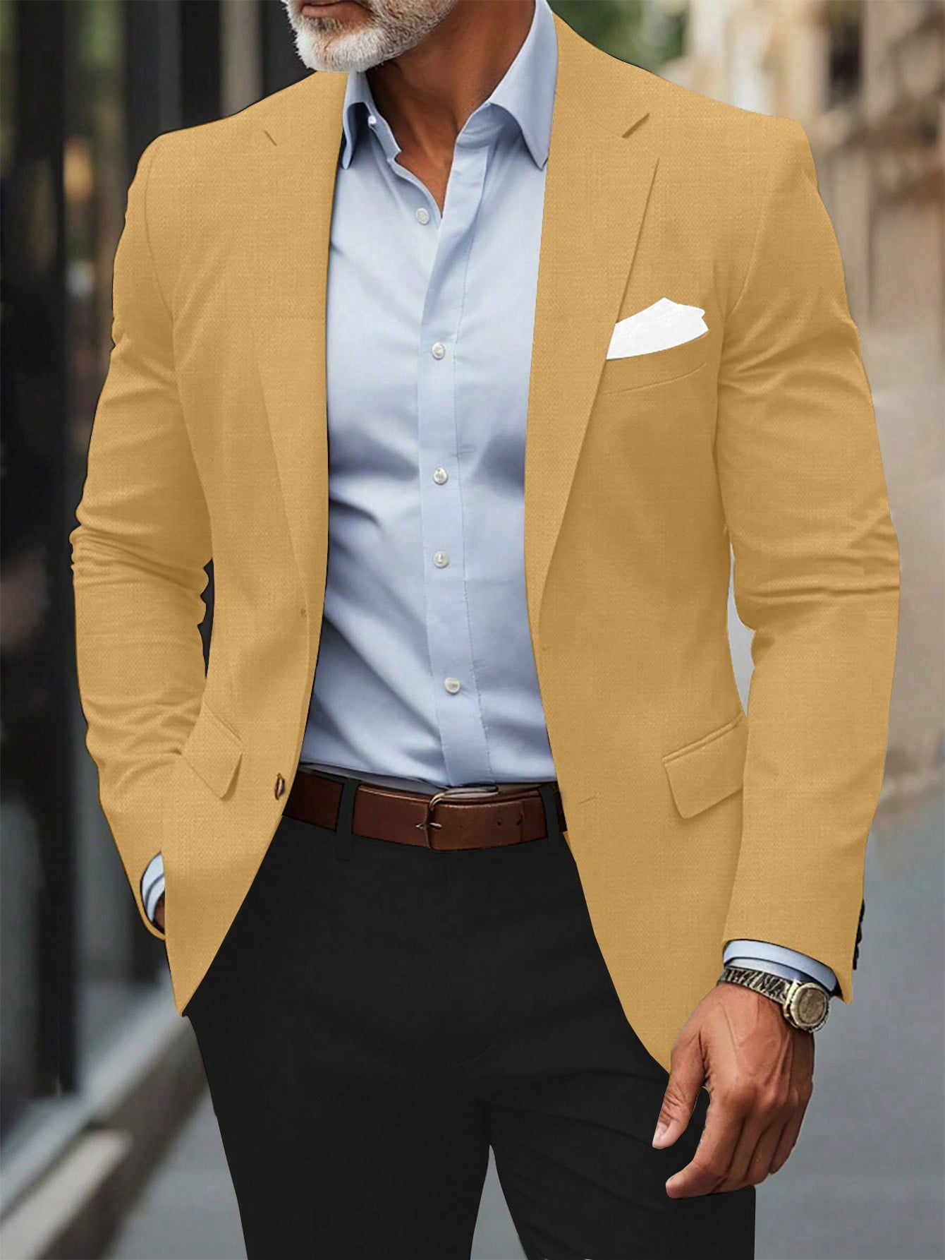 Single Breasted Suit Jacket – Sharp, Structured & Office-Ready