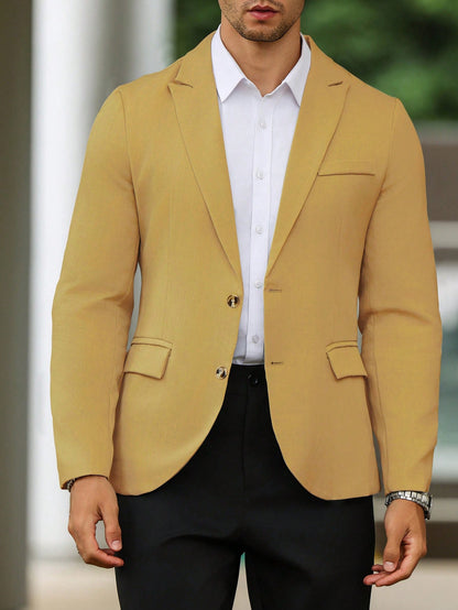 Single Breasted Suit Jacket – Sharp, Structured & Office-Ready