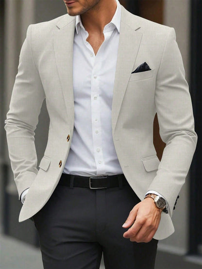 Single Breasted Suit Jacket – Sharp, Structured & Office-Ready