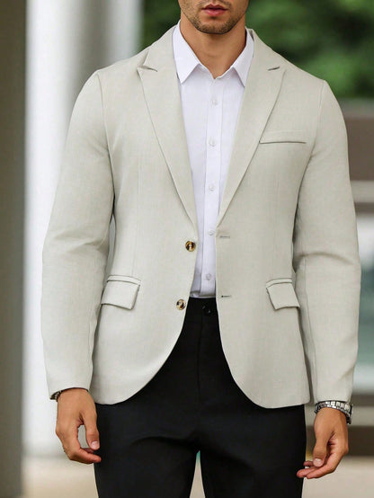 Single Breasted Suit Jacket – Sharp, Structured & Office-Ready