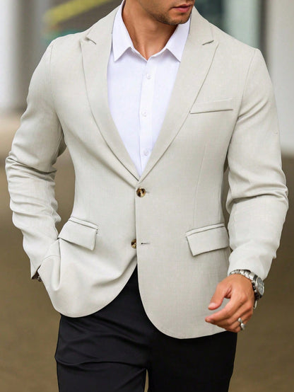 Single Breasted Suit Jacket – Sharp, Structured & Office-Ready