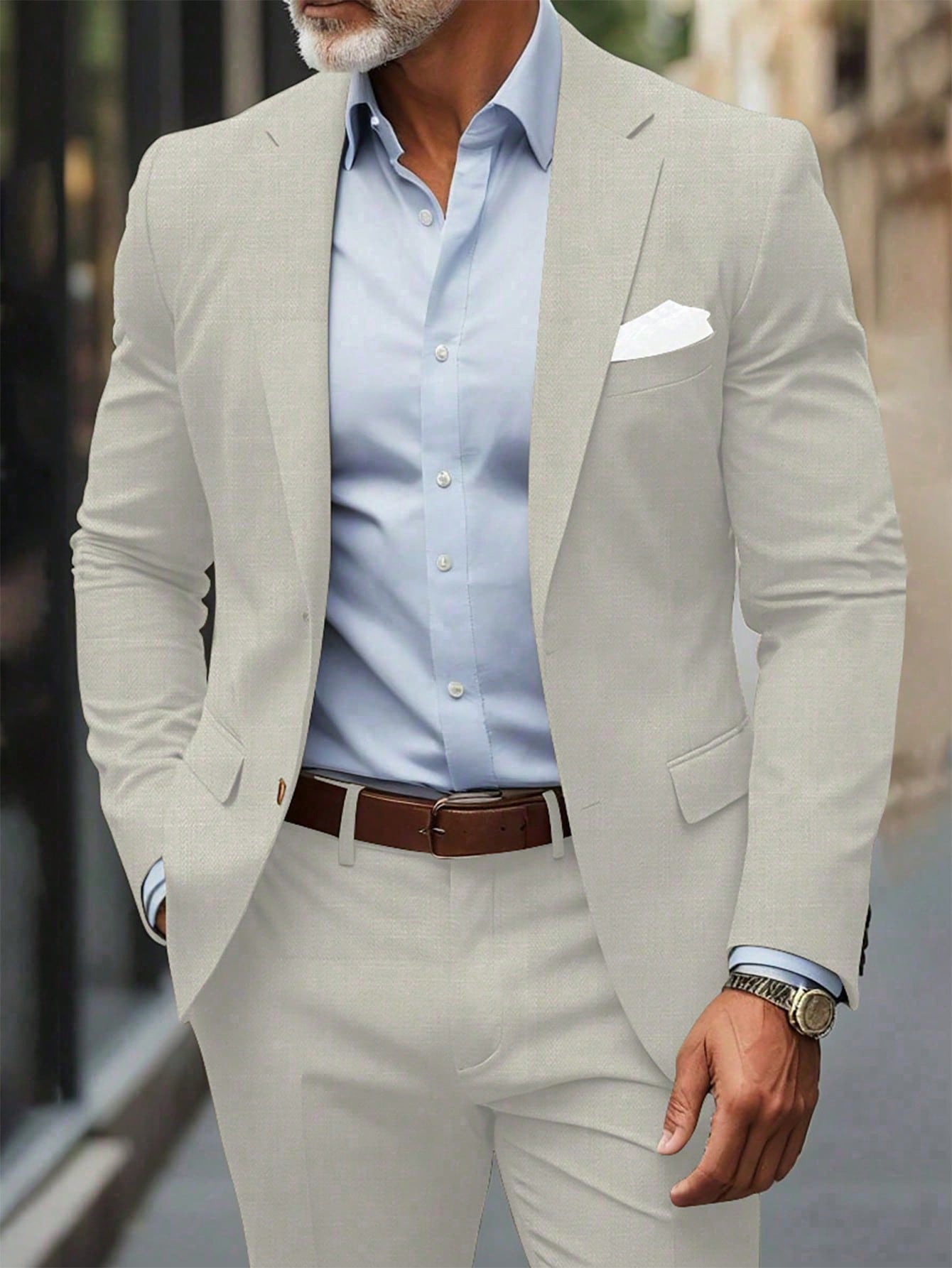 Single Breasted Suit Jacket – Sharp, Structured & Office-Ready