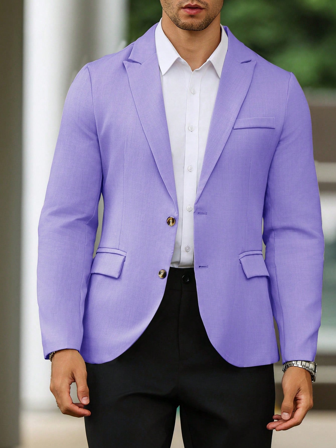 Single Breasted Suit Jacket – Sharp, Structured & Office-Ready