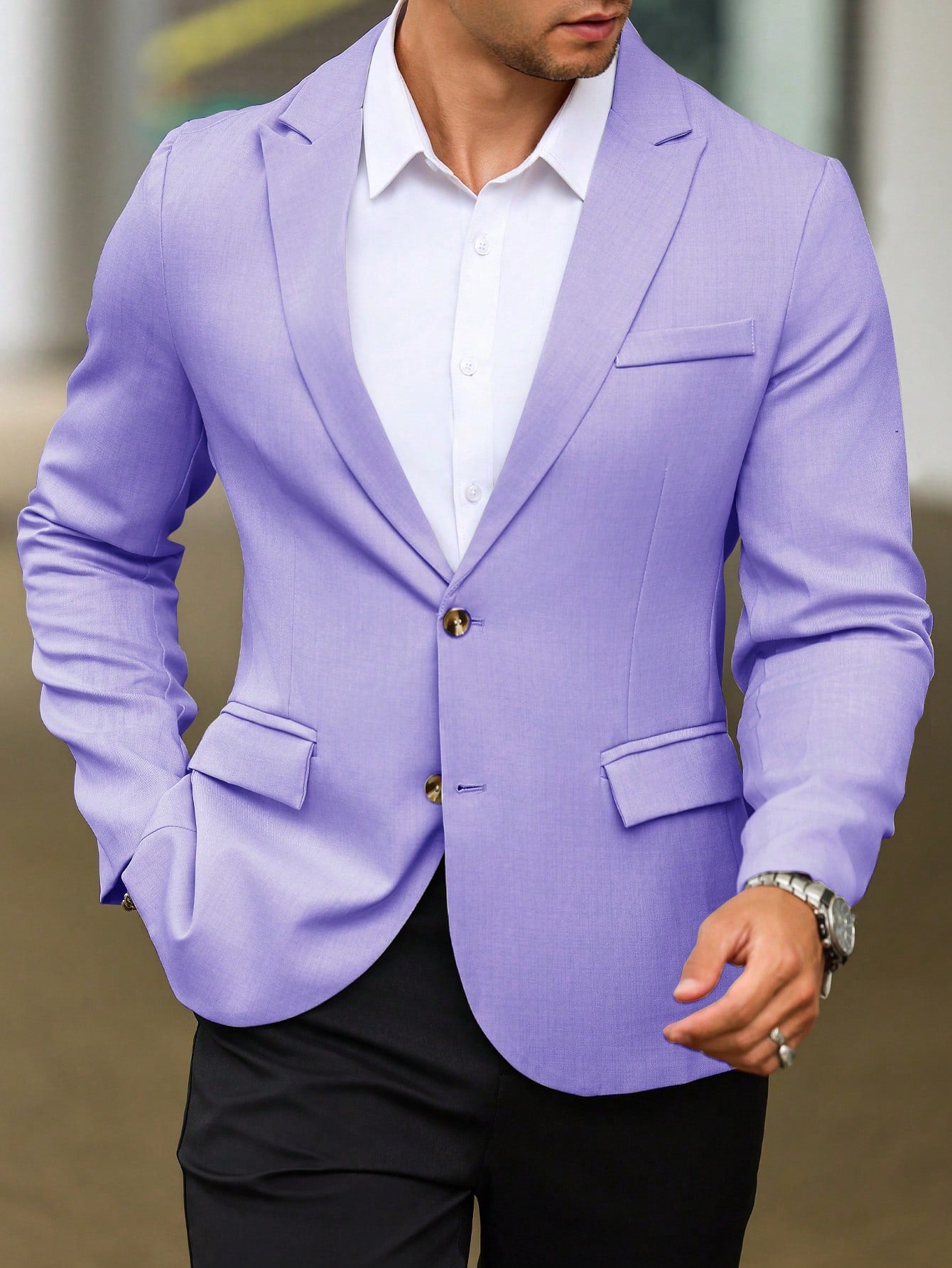 Single Breasted Suit Jacket – Sharp, Structured & Office-Ready