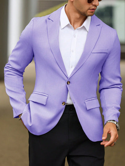 Single Breasted Suit Jacket – Sharp, Structured & Office-Ready