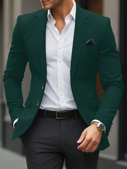 Single Breasted Suit Jacket – Sharp, Structured & Office-Ready