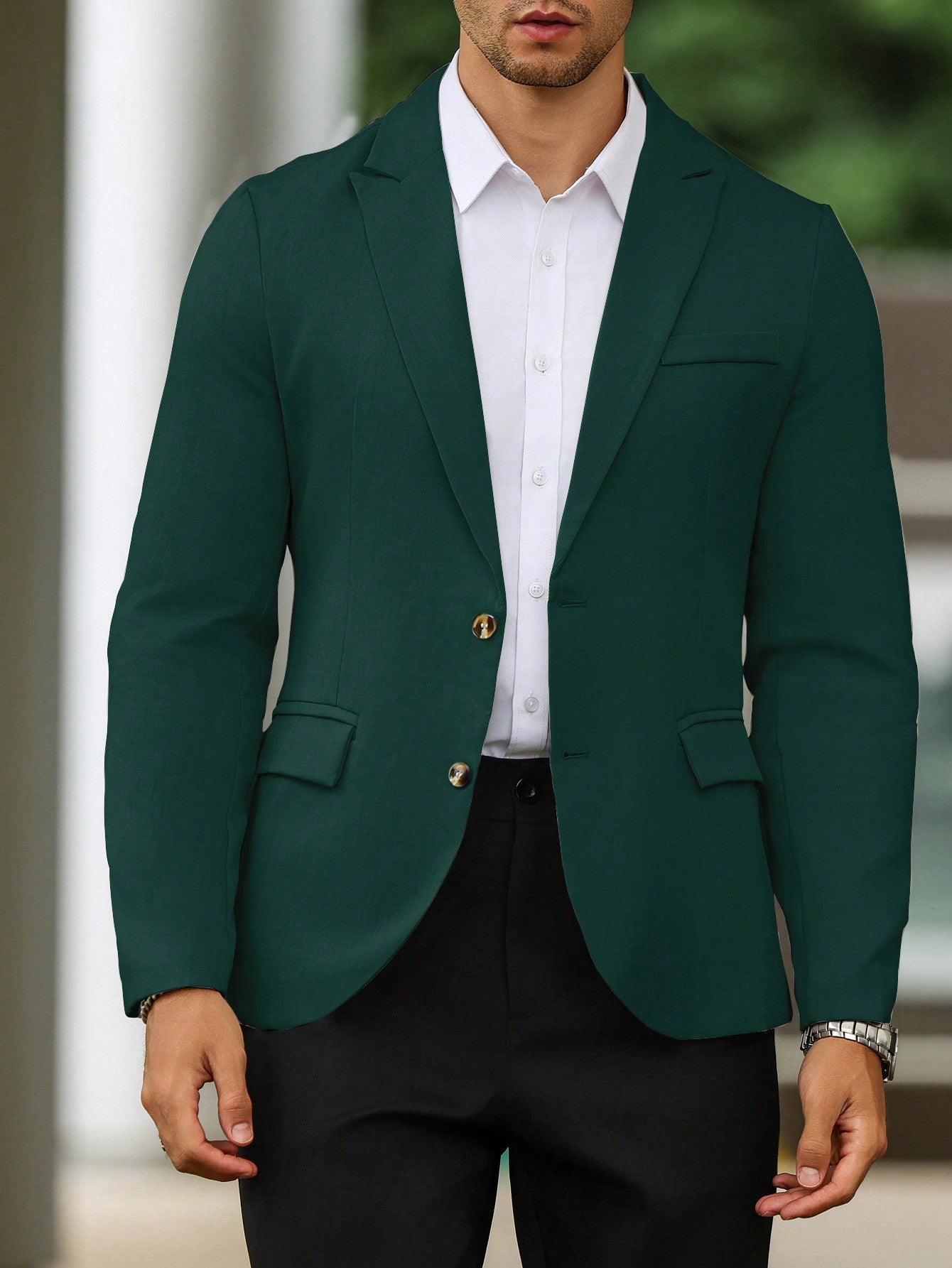 Single Breasted Suit Jacket – Sharp, Structured & Office-Ready