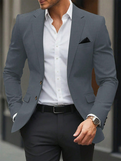 Single Breasted Suit Jacket – Sharp, Structured & Office-Ready