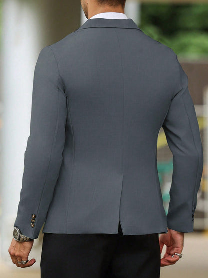 Single Breasted Suit Jacket – Sharp, Structured & Office-Ready