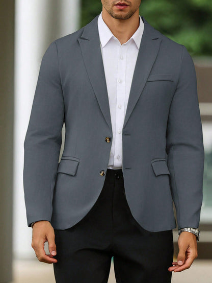 Single Breasted Suit Jacket – Sharp, Structured & Office-Ready