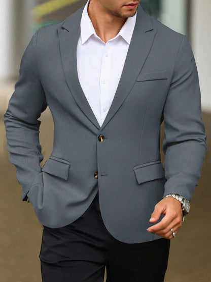 Single Breasted Suit Jacket – Sharp, Structured & Office-Ready