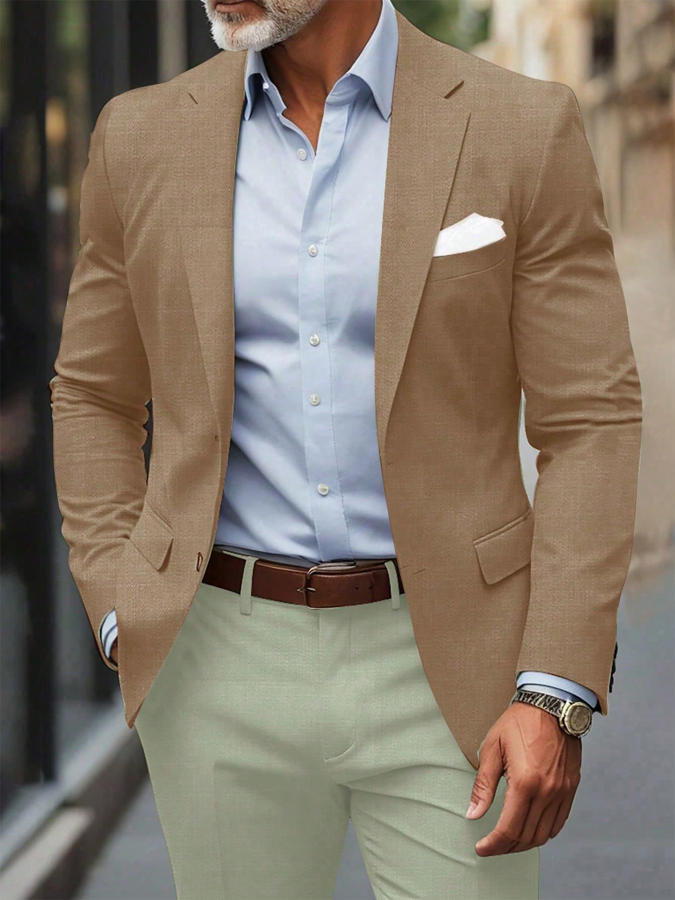 Single Breasted Suit Jacket – Sharp, Structured & Office-Ready