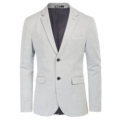 Herringbone Pattern Lightweight Casual Knit Sport Coat Blazer Jacket