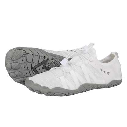Mens Ultra Light White Blaze Barefoot Minimalist Cross Training Shoes