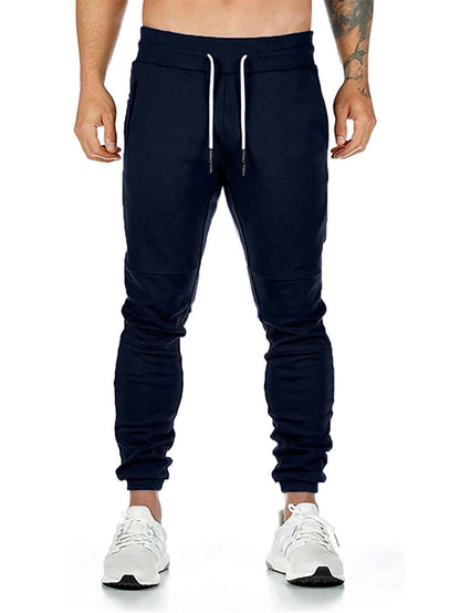 Zip Detail Drawstring Mid Waist Sweatpants