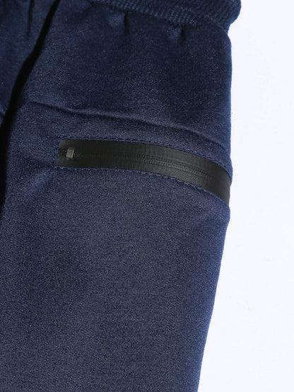 Zip Detail Drawstring Mid Waist Sweatpants