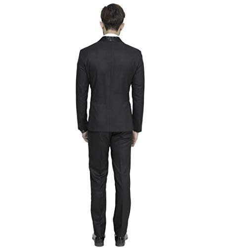 Shawl Collar One Button Slim Fit Tuxedo Suit