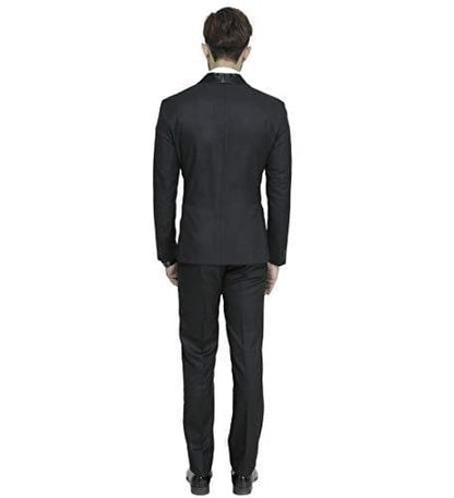 Shawl Collar One Button Slim Fit Tuxedo Suit