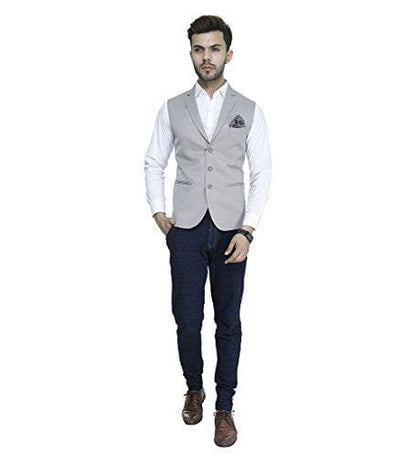 Men's Slim Fit 3-Button Waistcoat – Formal, Versatile & Effortlessly Sharp