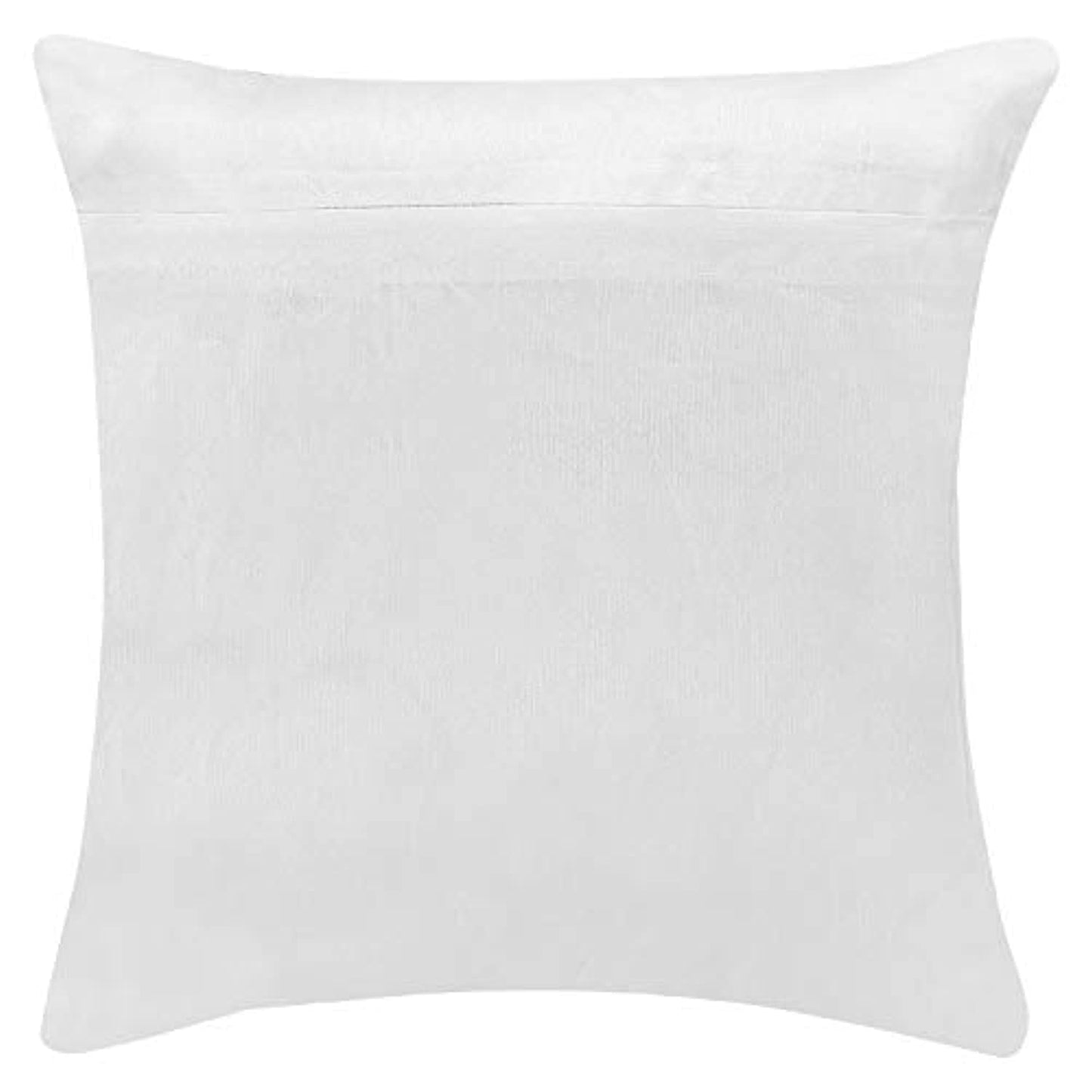 Jute Cushion Cover (Multicolour, 16x16)-Set of 5
