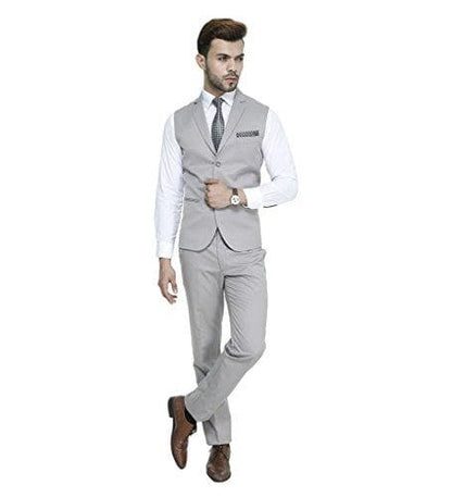 Men's Slim Fit 3-Button Waistcoat – Formal, Versatile & Effortlessly Sharp