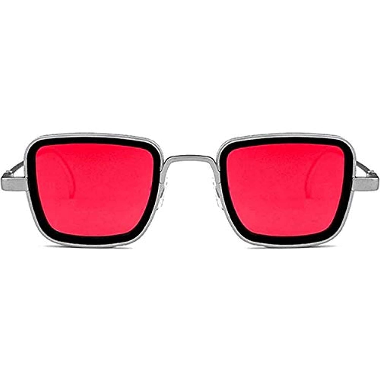 Unisex Square Metal Body Sunglass