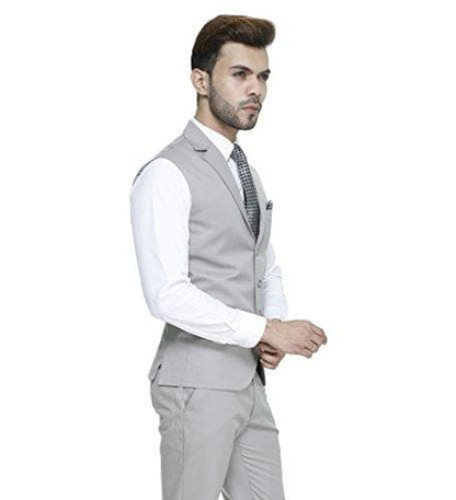 Men's Slim Fit 3-Button Waistcoat – Formal, Versatile & Effortlessly Sharp