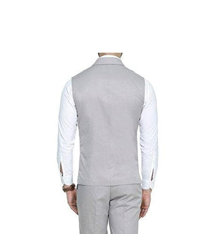 Men's Slim Fit 3-Button Waistcoat – Formal, Versatile & Effortlessly Sharp