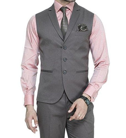 Men's Slim Fit 3-Button Waistcoat – Formal, Versatile & Effortlessly Sharp