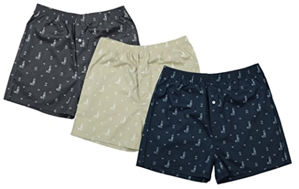 Men's Cotton Boxers (Pack of 3)