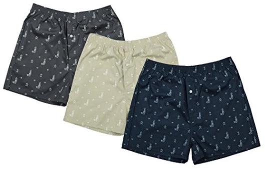 Men's Cotton Boxers (Pack of 3)