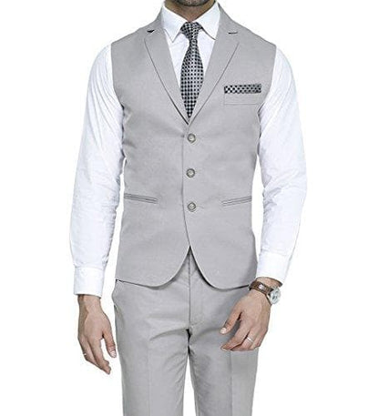 Men's Slim Fit 3-Button Waistcoat – Formal, Versatile & Effortlessly Sharp