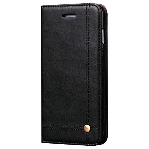 Magnetic Flip Cover for Samsung Galaxy Note 9 Leather Case Wallet Slim Book Cover with Card Slots Cash Pocket Stand Holder - Brown
