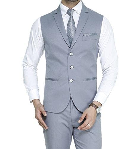 Men's Slim Fit 3-Button Waistcoat – Formal, Versatile & Effortlessly Sharp