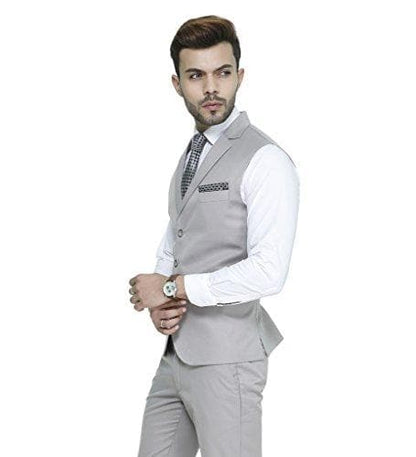 Men's Slim Fit 3-Button Waistcoat – Formal, Versatile & Effortlessly Sharp