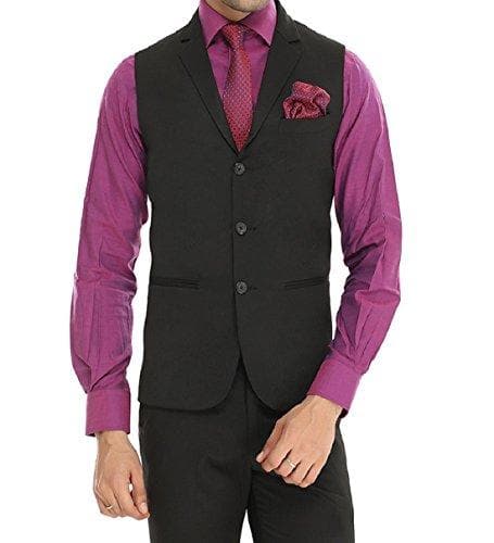 Men's Slim Fit 3-Button Waistcoat – Formal, Versatile & Effortlessly Sharp