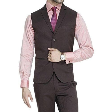 Men's Slim Fit 3-Button Waistcoat – Formal, Versatile & Effortlessly Sharp