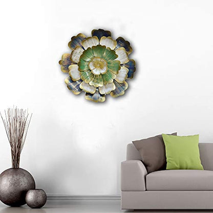 India Metal Decorative Wall Hanging (Multicolour 23 X 23 Inch)