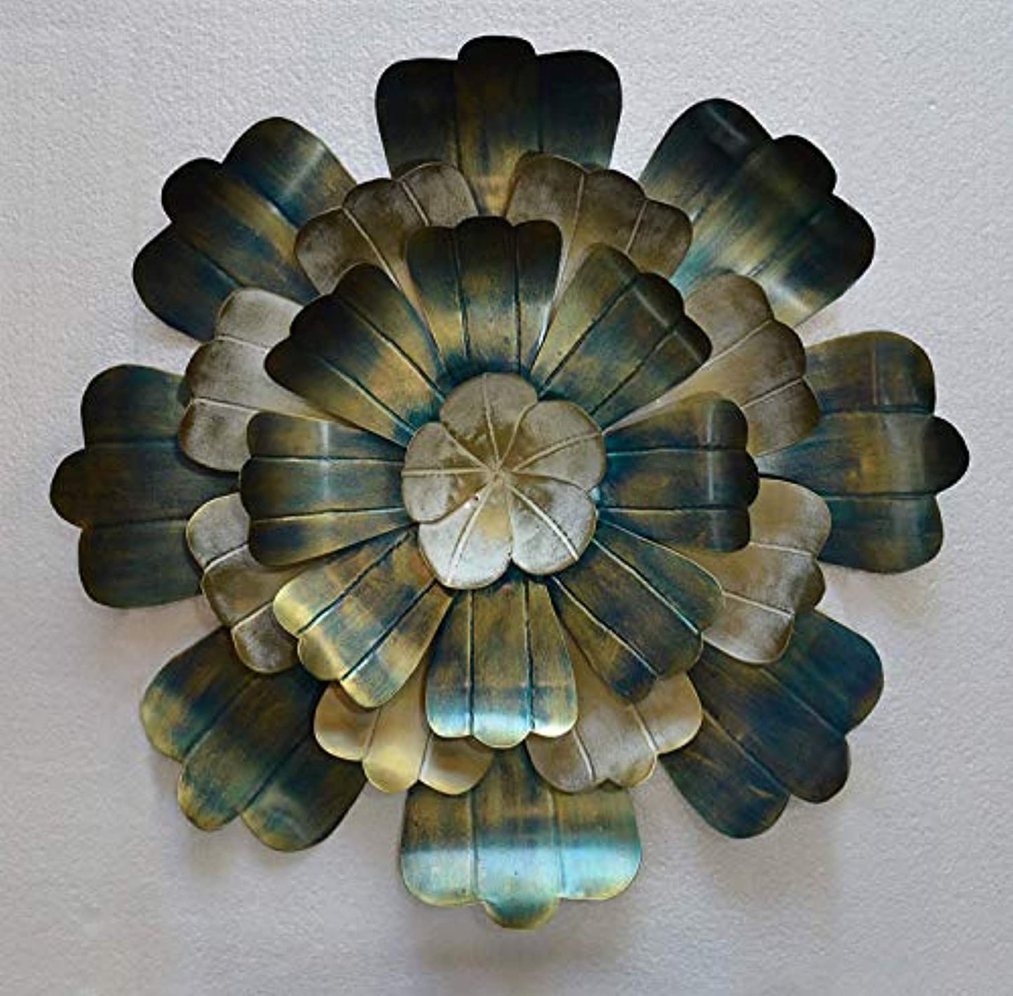 India Metal Decorative Wall Hanging (Multicolour 23 X 23 Inch)