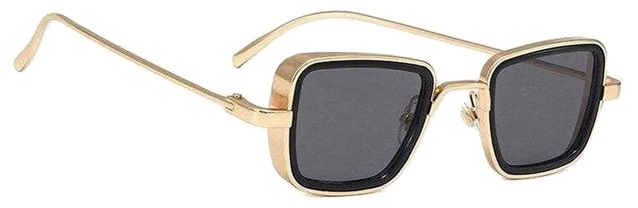 Unisex Square Metal Body Sunglass