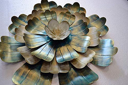 India Metal Decorative Wall Hanging (Multicolour 23 X 23 Inch)