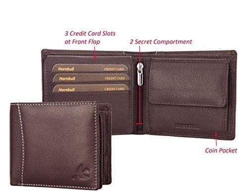 Leather Wallet and Belt Combo