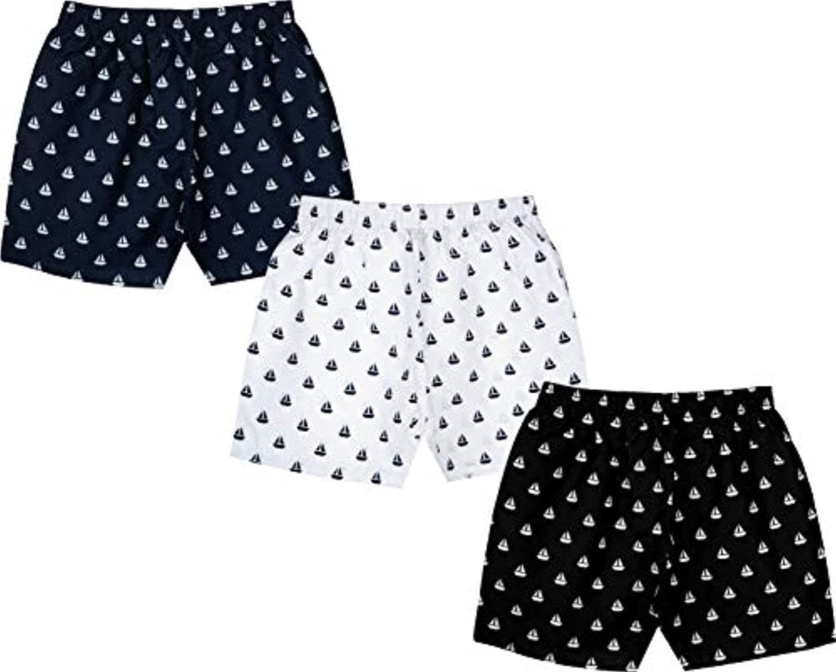 Men's Cotton Boxers (Pack of 3)