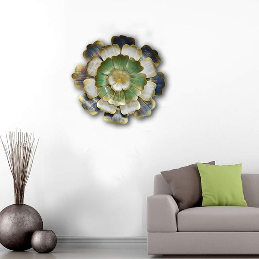 India Metal Decorative Wall Hanging (Multicolour 23 X 23 Inch)